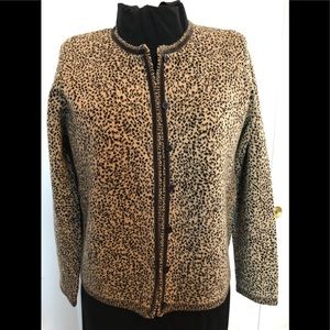 Misses knitted wool sweater Orvis sz M